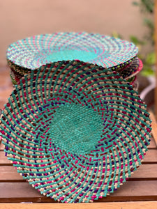 Handwoven sabutan placemats