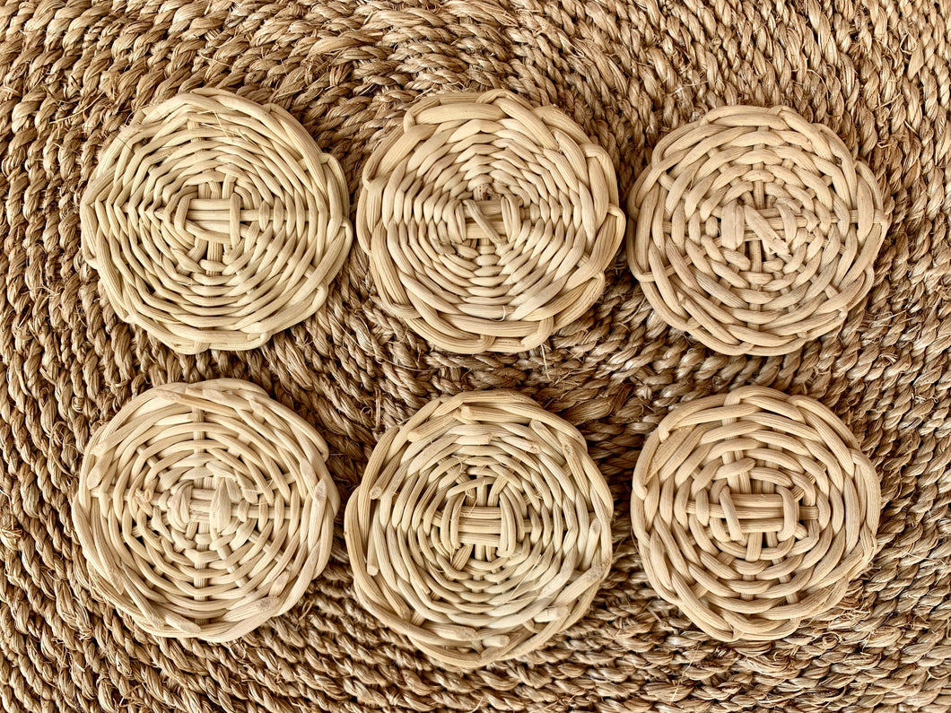Round rattan pieces (5cm)