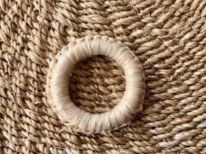 Round raffia pieces (4.5cm)
