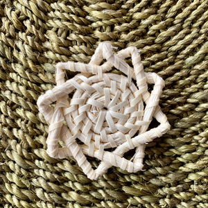 Rattan sunflower pieces (5cm)