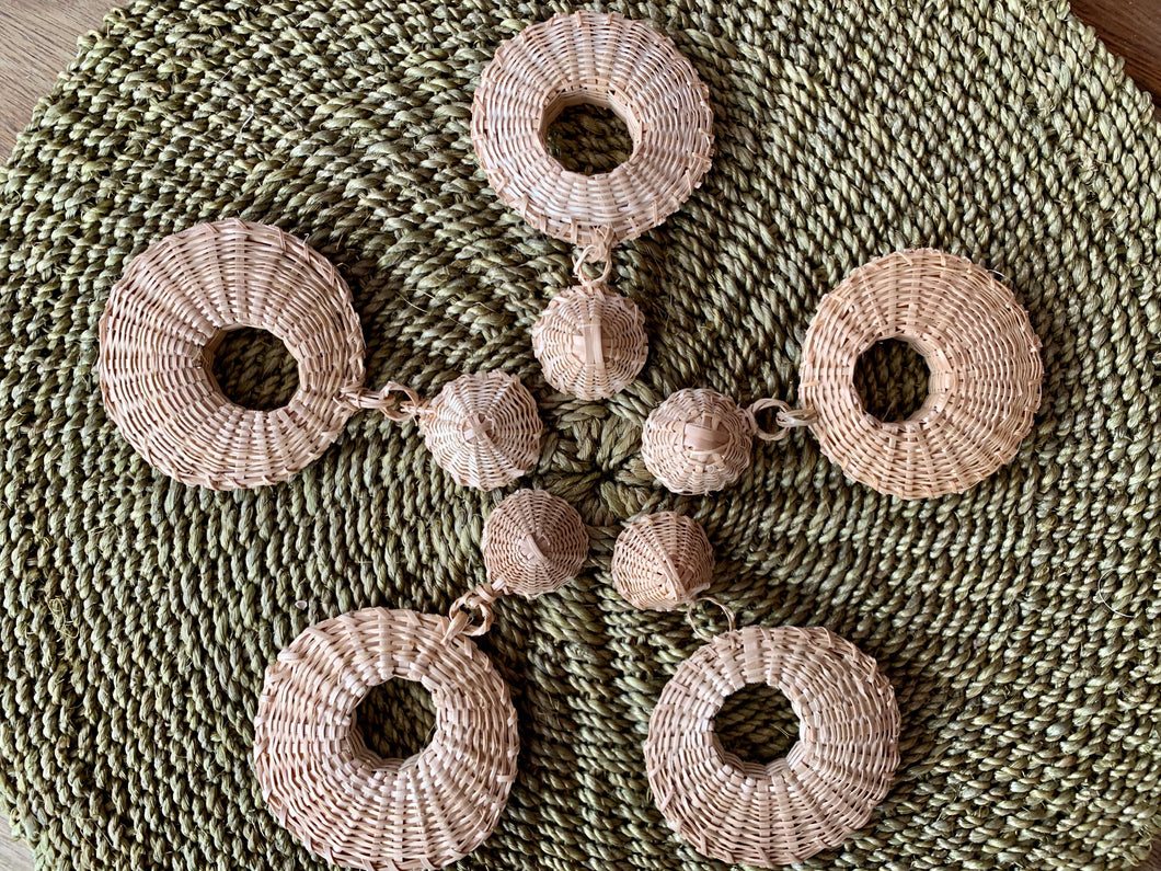 Rattan pieces (9.5cm)