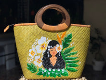 Load image into Gallery viewer, Hand-painted pandan bag
