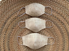 Load image into Gallery viewer, Raffia face mask - Claire&#39;s Handicrafts
