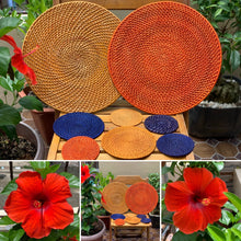 Load image into Gallery viewer, Dyed rattan placemats - Claire&#39;s Handicrafts
