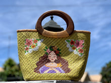 Load image into Gallery viewer, Hand-painted pandan bag - Claire&#39;s Handicrafts
