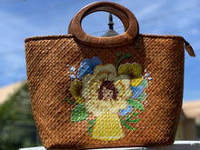 Load image into Gallery viewer, Hand-painted pandan bag - Claire&#39;s Handicrafts
