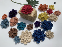 Load image into Gallery viewer, Crocheted abaca flowers - Claire&#39;s Handicrafts
