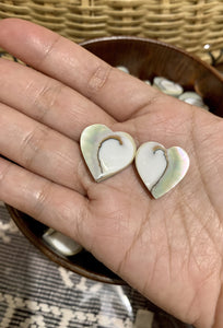 Chambered heart-shaped hoop earrings - Claire's Handicrafts