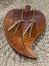 Load image into Gallery viewer, Macrame drop earrings
