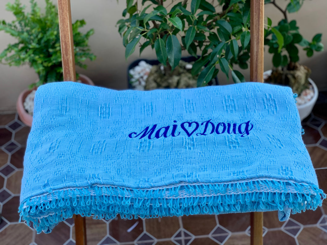 Personalized trambia blankets