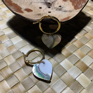 Nautilus hoop earrings