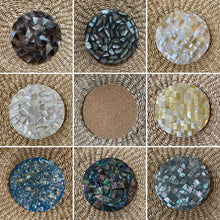 Load image into Gallery viewer, Mother of pearl coasters - Claire&#39;s Handicrafts
