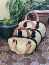 Load image into Gallery viewer, Set of 3 pandan bags - Claire&#39;s Handicrafts
