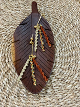 Load image into Gallery viewer, Macrame drop earrings
